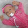AD7m Levensechte Babypop softbody Lara met blauwe ogen met kleding en speen 52 cm - Afbeelding 19