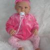 AD7m Levensechte Babypop softbody Lara met blauwe ogen met kleding en speen 52 cm - Afbeelding 3
