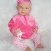 AD7m Levensechte Babypop softbody Lara met blauwe ogen met kleding en speen 52 cm - Afbeelding 29