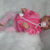 AD8c Levensechte Babypop Kristina soft body blauwe ogen met roze kleding en speen 52 cm - Afbeelding 16