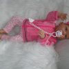 AD8c Levensechte Babypop Kristina soft body blauwe ogen met roze kleding en speen 52 cm - Afbeelding 18