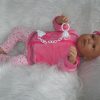 AD8c Levensechte Babypop Kristina soft body blauwe ogen met roze kleding en speen 52 cm - Afbeelding 20