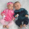 AD7m Levensechte Babypop softbody Lara met blauwe ogen met kleding en speen 52 cm - Afbeelding 23