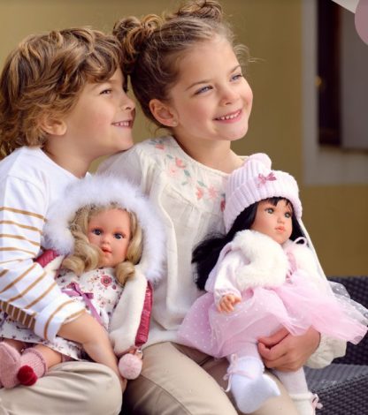 L23e Llorens pop soft body pop met blond haar en kleding 40 cm - Afbeelding 6