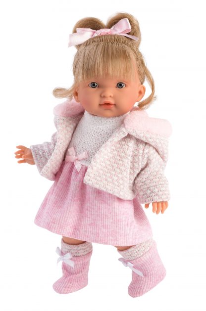 L26c Llorens full body popje met blond haar 28 cm - Afbeelding 4