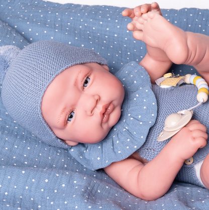 AJ09b Antonio Juan Sweet reborn babypop jongen full body 43 cm LAATSTE