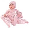 AJ12b Antonio Juan grote babypop soft body met haar kleding en speen 50 cm - Afbeelding 6