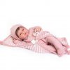 AJ12b Antonio Juan grote babypop soft body met haar kleding en speen 50 cm - Afbeelding 3