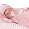 AJ12b Antonio Juan grote babypop soft body met haar kleding en speen 50 cm - Afbeelding 13