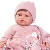AJ12b Antonio Juan grote babypop soft body met haar kleding en speen 50 cm - Afbeelding 7