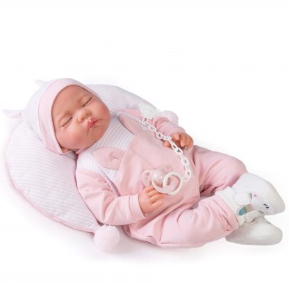 AJ15d Antonio Juan pop babypop soft body slapend met kleding kussen en speen 40 cm - Afbeelding 11
