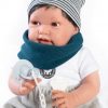 AJ18e Antonio Juan pop babypop softbody glimlachend met haar kleding en speen 42 cm - Afbeelding 11