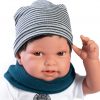 AJ18e Antonio Juan pop babypop softbody glimlachend met haar kleding en speen 42 cm - Afbeelding 6