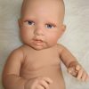 ADK0d Levensechte Babypop Newborn Meisje full body blank 52 cm pastel kleding inclusief speen - Afbeelding 12