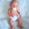 PD07c Babypoppen Duimelotje Tweeling jongen en meisje met speen 42 cm - Afbeelding 9