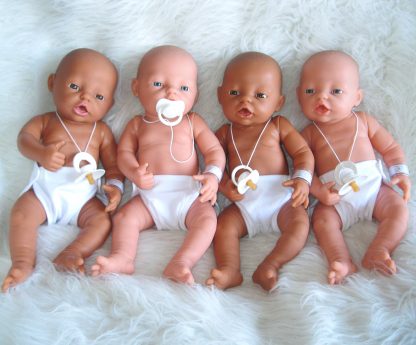 PD07s Babypoppen Duimelotje combi set van 4 poppen 42 cm - Afbeelding 2