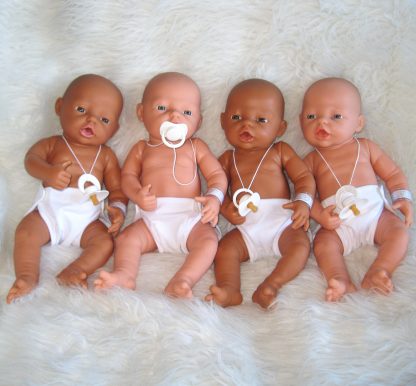 PD07s Babypoppen Duimelotje combi set van 4 poppen 42 cm - Afbeelding 7
