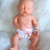PD08a Babypop Slapend Meisje blank met speen 42 cm
