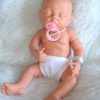 PD08a Babypop Slapend Meisje blank met speen 42 cm - Afbeelding 2