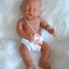 PD08g Babypop Slapend Meisje getint met speen 42 cm - Afbeelding 5