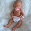 PD08g Babypop Slapend Meisje getint met speen 42 cm - Afbeelding 3