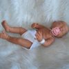 PD08g Babypop Slapend Meisje getint met speen 42 cm - Afbeelding 8