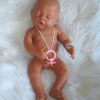 PD08g Babypop Slapend Meisje getint met speen 42 cm - Afbeelding 2