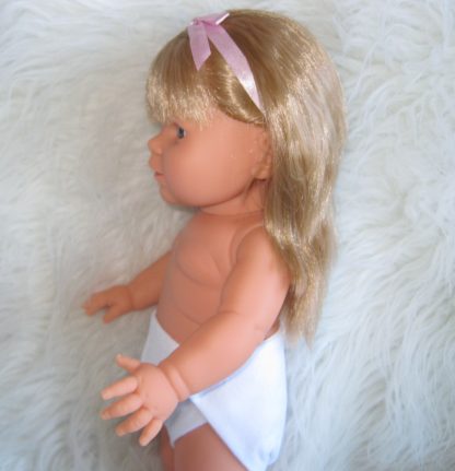 PD09a Pop full body Meisje blank met blond lang haar 43 cm - Afbeelding 7