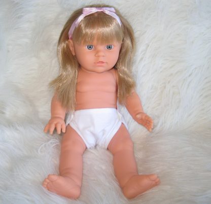 PD09a Pop full body Meisje blank met blond lang haar 43 cm - Afbeelding 10