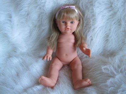 PD09a Pop full body Meisje blank met blond lang haar 43 cm - Afbeelding 8