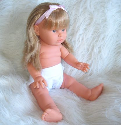 PD09a Pop full body Meisje blank met blond lang haar 43 cm - Afbeelding 6