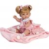 SB01b Berbesa fullbody babypop meisje met blond haar en kleding 34 cm - Afbeelding 4