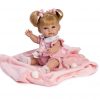 SB01b Berbesa fullbody babypop meisje met blond haar en kleding 34 cm - Afbeelding 2
