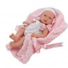 DAS01a Poppenkleding set met deken roze voor pop maat 42 t/m 46 cm - Afbeelding 3