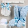 DAS01b Poppenkleding set met deken blauw voor pop maat 42 t/m 46 cm - Afbeelding 2