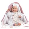 L00 Llorens babypop soft body baby met slaapogen geluid deken en speen 42 cm - Afbeelding 7