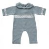 AS02c Poppenkleding blauw pakje By Astrup voor pop 48 t/m 52 cm - Afbeelding 3