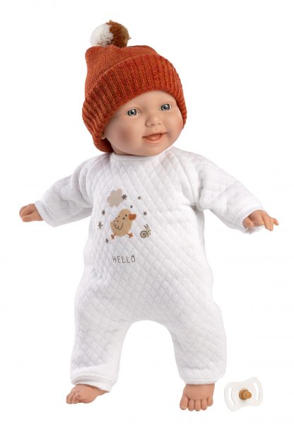 L15f Llorens levensecht babypopje soft body baby chick met kleding 31 cm - Afbeelding 2