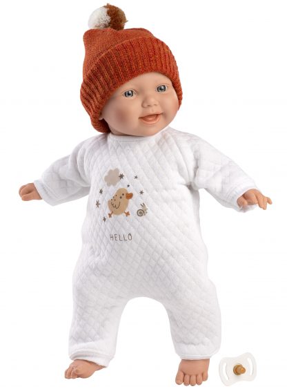 L15f Llorens levensecht babypopje soft body baby chick met kleding 31 cm - Afbeelding 11