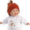L15f Llorens levensecht babypopje soft body baby chick met kleding 31 cm - Afbeelding 3