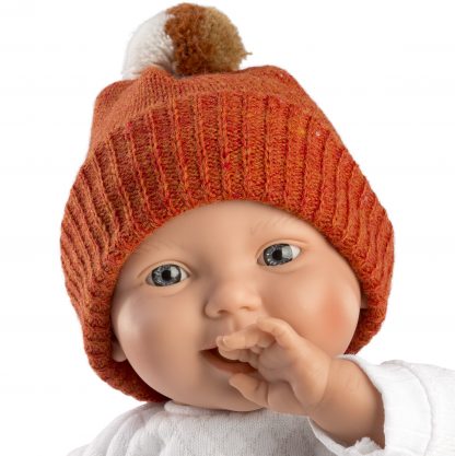 L15f Llorens levensecht babypopje soft body baby chick met kleding 31 cm - Afbeelding 5