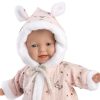 L15g Llorens levensecht babypopje soft body baby Bo met kleding 31 cm