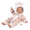 L15g Llorens levensecht babypopje soft body baby Bo met kleding 31 cm - Afbeelding 10