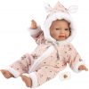 L15g Llorens levensecht babypopje soft body baby Bo met kleding 31 cm - Afbeelding 6