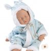 L15h Llorens levensecht babypopje soft body baby Bo slapend met kleding 31 cm - Afbeelding 18