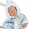L15h Llorens levensecht babypopje soft body baby Bo slapend met kleding 31 cm - Afbeelding 17