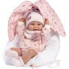 L02m Llorens levensechte babypop meisje full body glimlach met draagtas en speen 40 cm - Afbeelding 6