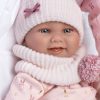 L02m Llorens levensechte babypop meisje full body glimlach met draagtas en speen 40 cm - Afbeelding 13