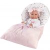 L02n Llorens levensechte babypop meisje full body dicht mondje met slaapzak 40 cm - Afbeelding 11