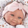 L02n Llorens levensechte babypop meisje full body dicht mondje met slaapzak 40 cm - Afbeelding 7